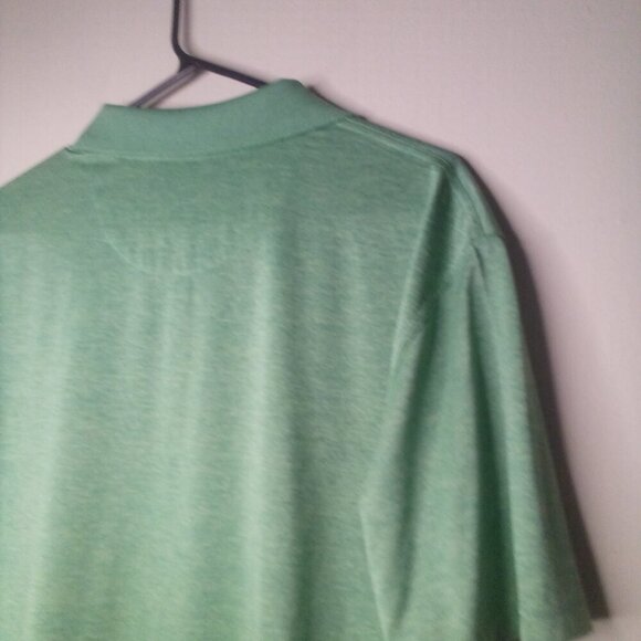 Saddlebred Polo Shirt Men L Short Sleeve Golf Green - Picture 11 of 12